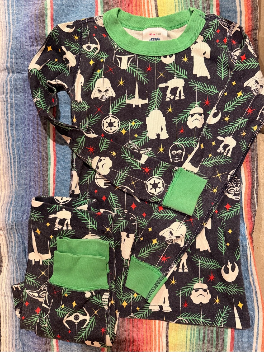 Hanna Andersson Star Wars Kids Girls Boys Holiday Pajama Set Long Johns